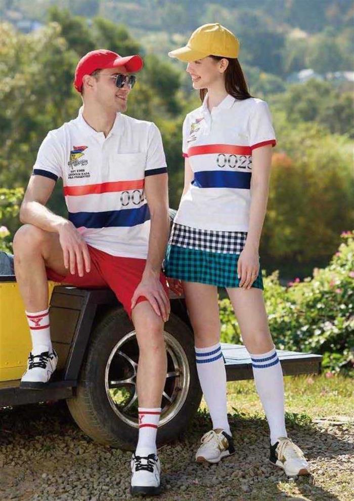 96111 96211 白色短袖排汗POLO衫